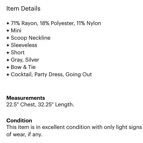 SIGNATURE by ROBBIE BEE size 4P shiny silver A-line dress in excellent cond. - Picture 3 of 7